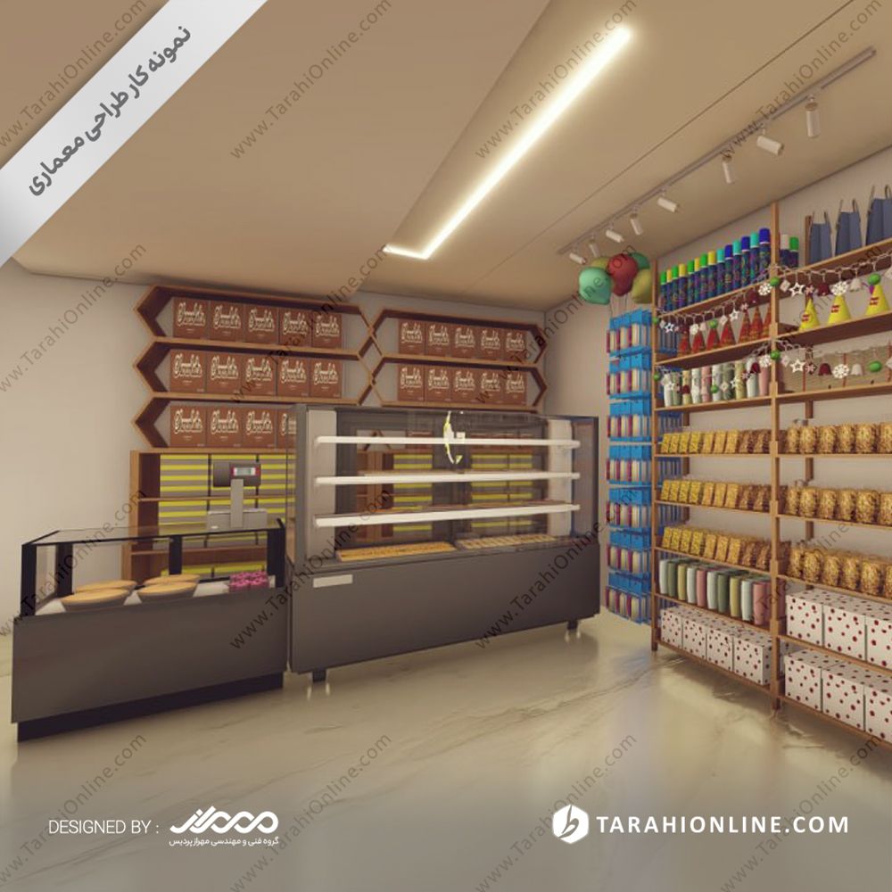 طراحی داخلی شیرینی فروشی - تصویر 7